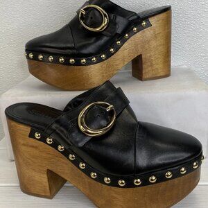 Schutz “Piper” Platform Leather Clogs – Women’s Size 6 (NWT)
